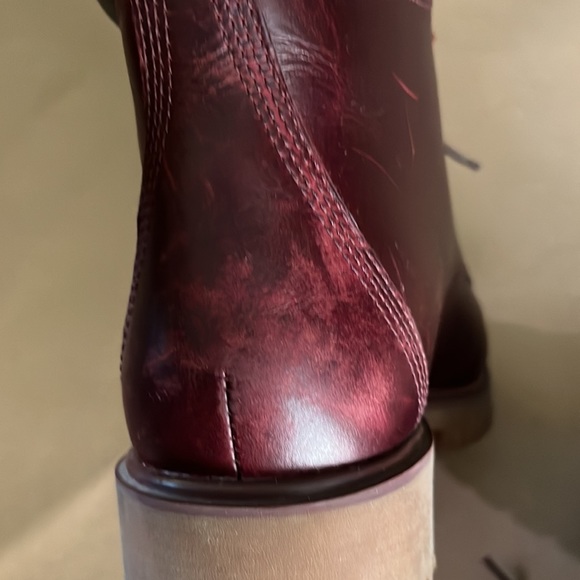 Timberland Womens Jayne 6-Inch Waterproof Burgundy Boot - 7 - Picture 8 of 13